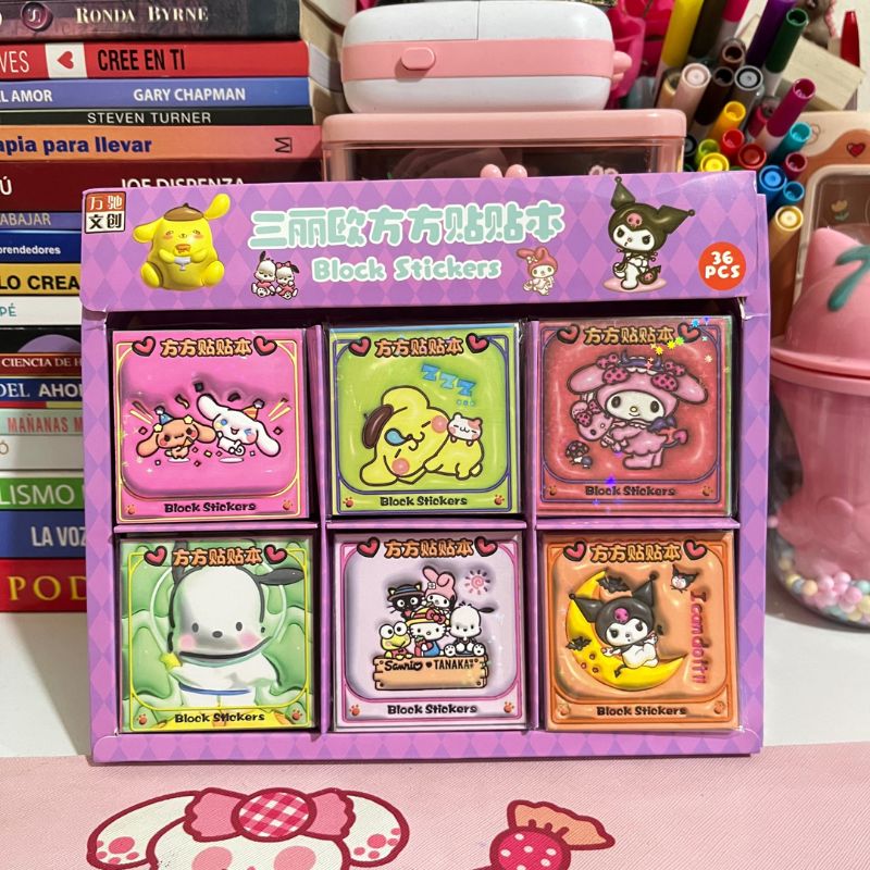 MINI LIBRO DE STICKERS SANRIO X 20
