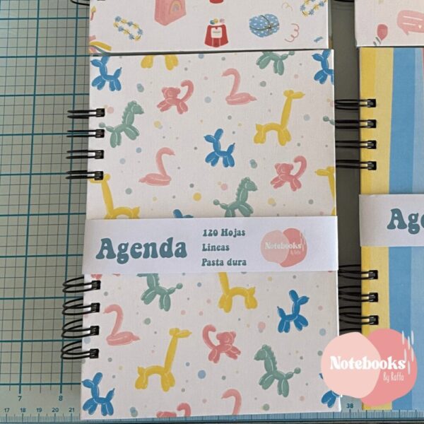 CUADERNO - LINEAS - ANIMALITOS DE GLOBO
