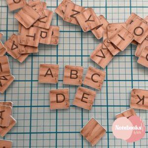 SET DE LETRAS SCRABBLE X64