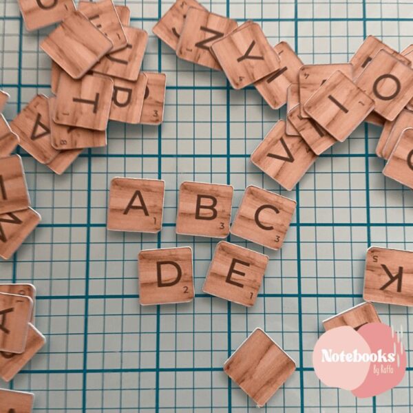 SET DE LETRAS SCRABBLE X64