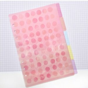 SEPARADORES PVC PARA SIX RING BINDER - TAMAÑO A5