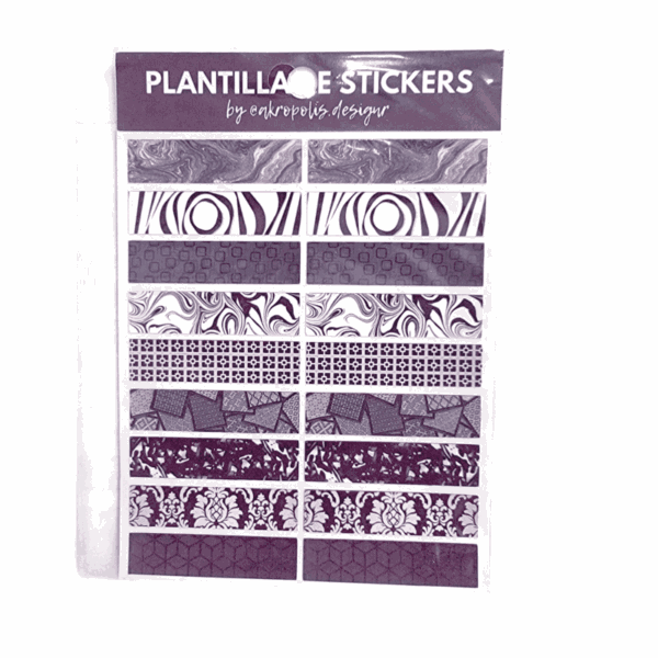 PLANTILLA DE STICKER - BLACK