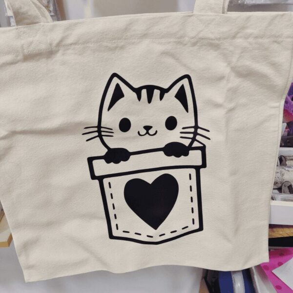 TOTE BAG - GATITO CORAZON
