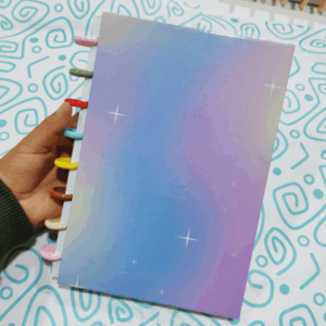 CUADERNO DE DISCOS A5 CUADROS – DESTELLOS
