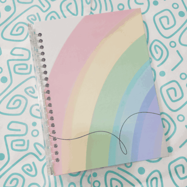 CUADERNO INFINITO FOLDER A5 CUADROS – ARCOIRIS