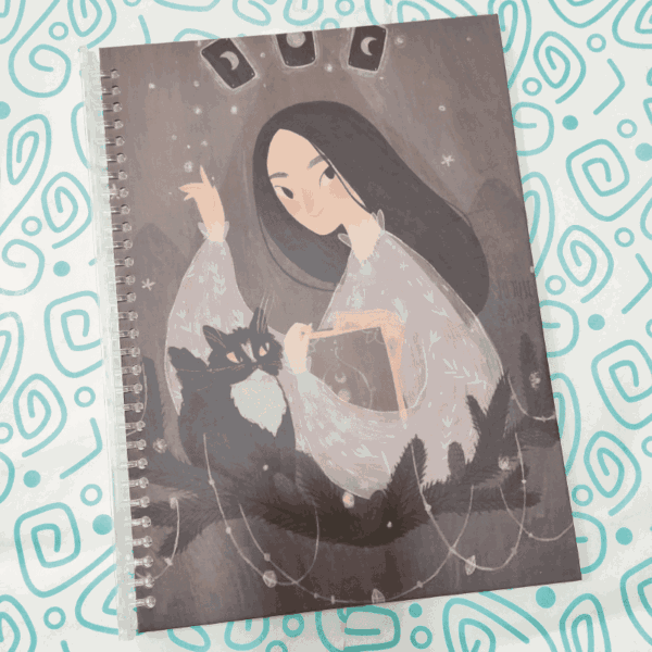 CUADERNO INFINITO FOLDER A4 CUADROS – MYSTIC GIRL