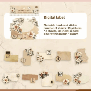 STICKERS VINTAGE DIGITAL LABELS