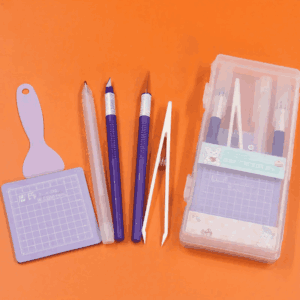 SET BÁSICO PARA SCRAP - 6 PIEZAS MORADO