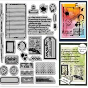 SELLO DE SILICONA - VINTAGE NOTES