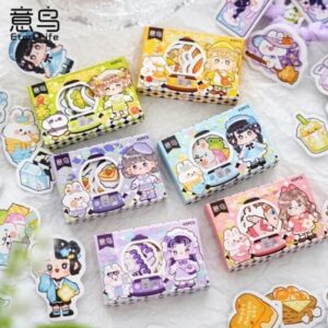 STICKERS CAJA KAWAII GIRLS X 45