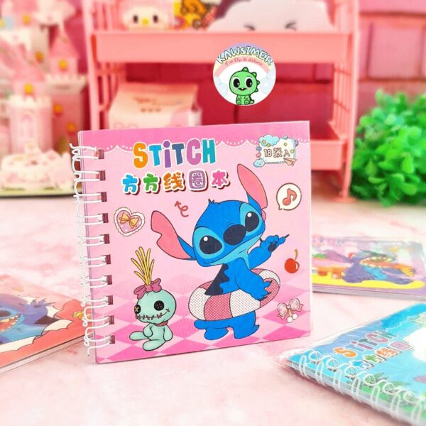 LIBRETA CON STICKERS STITCH