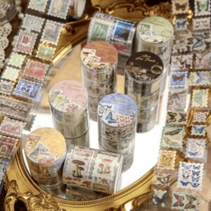 Washi tape estampillas tematica