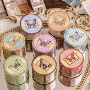 Washi tape - estampillas mariposas