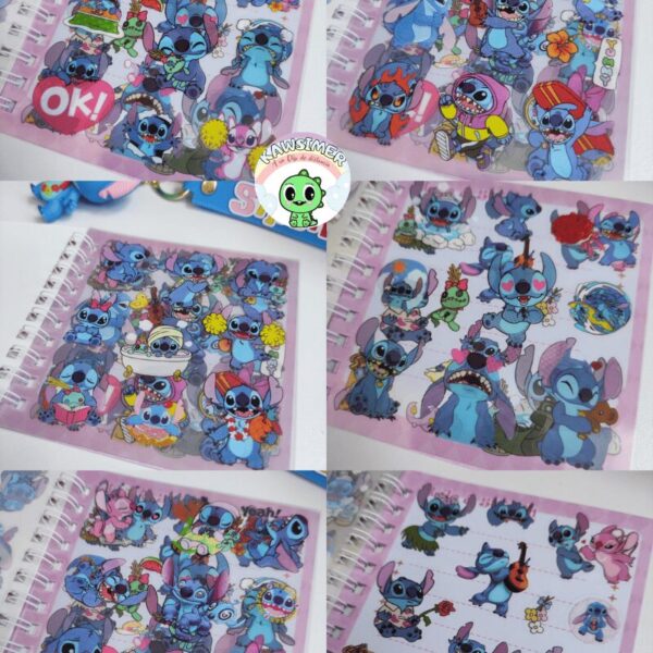 LIBRETA CON STICKERS STITCH - Imagen 3