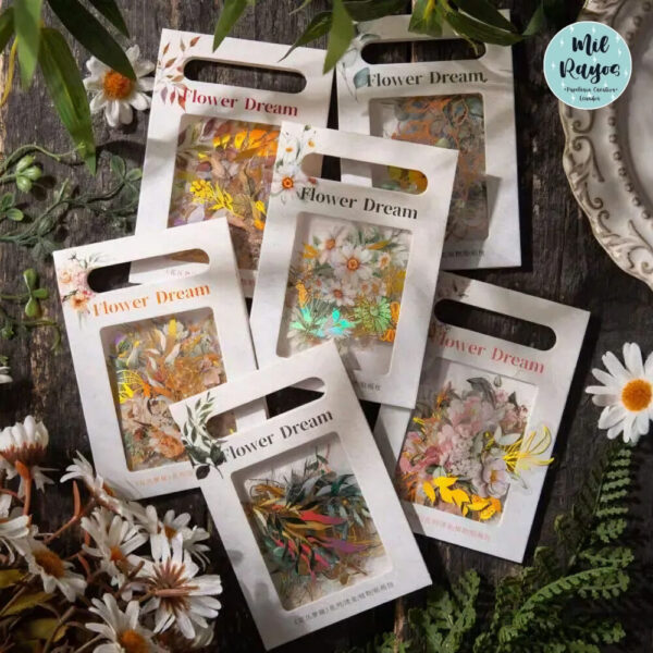 Stickers flower dream x40pcs