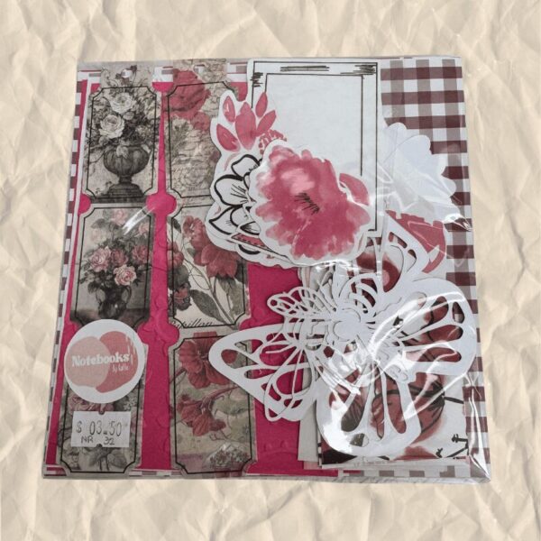 KIT PAPELES DECORATIVOS - FUCSIA  - 30 piezas