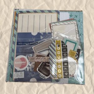 KIT PAPELES DECORATIVOS - VIAJES - 36 piezas