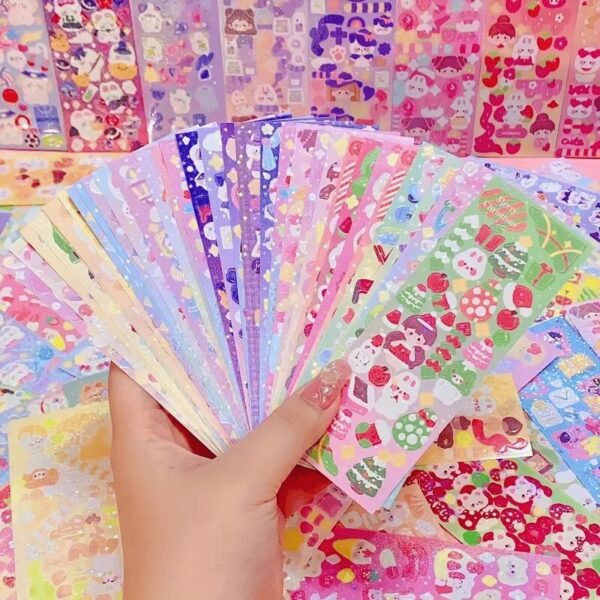 STICKER - KAWAII PLANCHA X3 - MODELOS AL AZAR