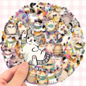 STICKER - PET GATOS - X5 AL AZAR