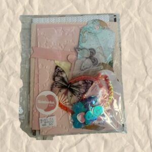 KIT PAPELES DECORATIVOS - CORAZON  - 38 piezas