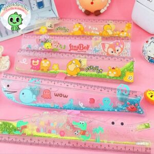 REGLA KAWAI CON GLITTER