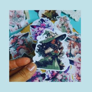KAWAI WITCH STICKERS