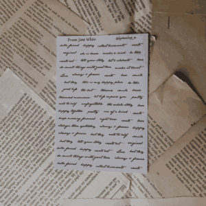 FRASES JANE WHITE PLANTILLA DE STICKERS