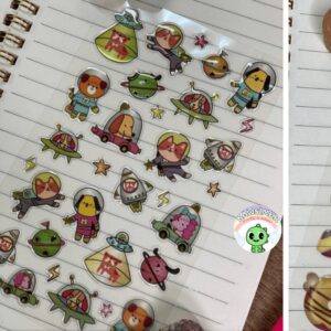 STICKERS EN RELIEVE KAWAI