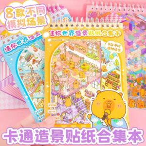 STICKERS DE ESCENA MINIATURA CAPIBARA