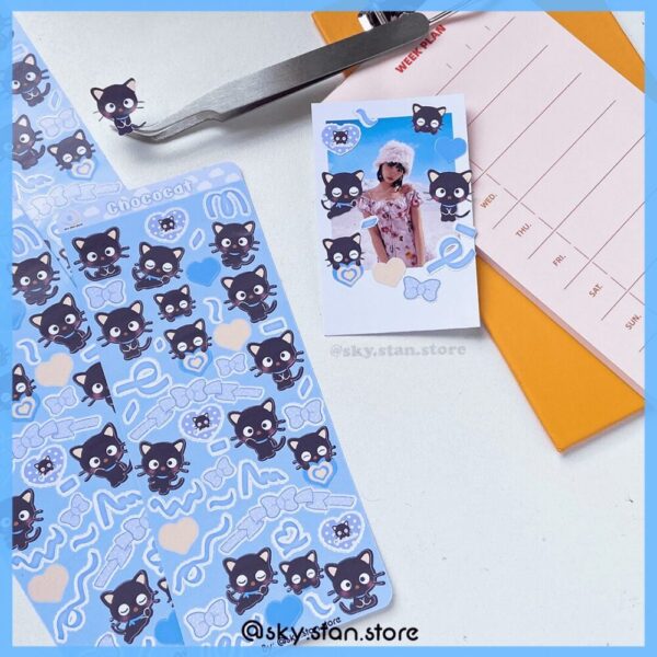 Plantilla Chococat - Tulipan Azul Paper Garden