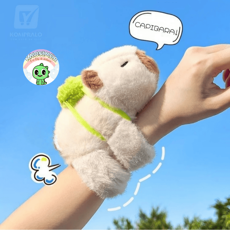 BRAZALETE PELUCHE CAPIBARA