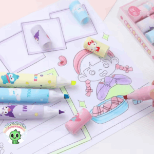 SET X4 RESALTADOR PASTEL SANRIO