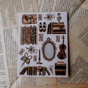 PLANTILLA DARK ACADEMY LIBRERIA