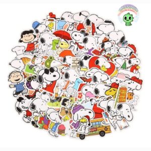 SET X50 STICKERS SNOOPY