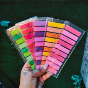 INDICADORES POST IT PARA LIBRO - DEGRADE