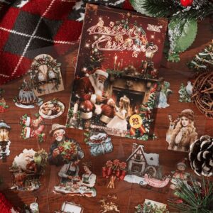 LIBRO DE STICKERS X20 - NAVIDAD ROJO