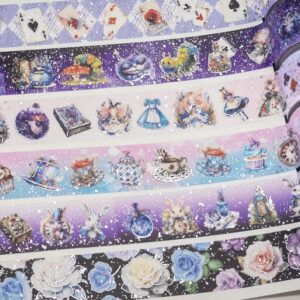 WASHITAPE 2M - TEMATICA ALICIA EN WONDERLAND