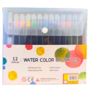 WATERCOLOR BRUSH PEN X 12