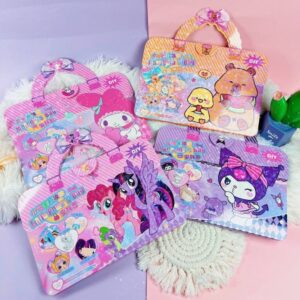 KIT MALETIN DE DECORACION STICKERS Y COLOREAR