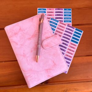 BINDER A6 - ROSA MARMOLEADO