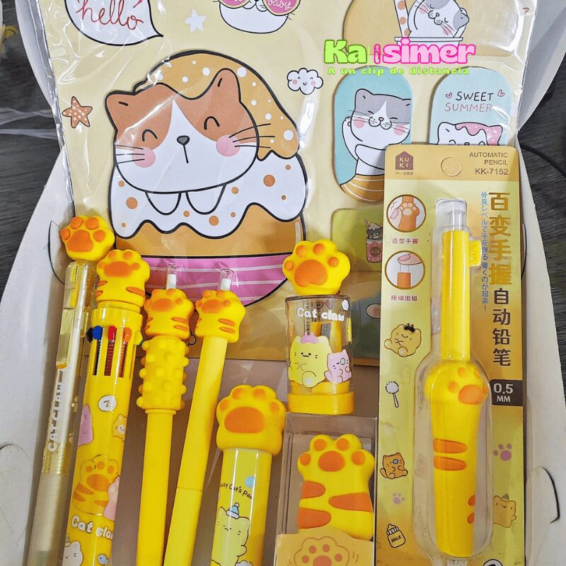 KIT GATO NARANJA
