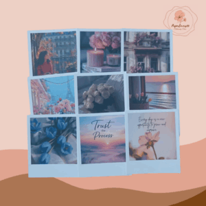 STICKERS POLAROIDS / 9 UNIDS