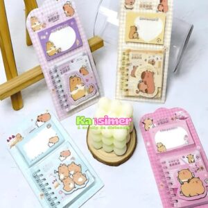SET LIBRETA + POST IT CAPIBARA