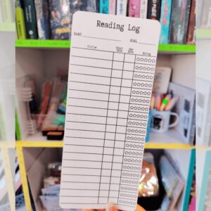 SEPARADOR DE LIBRO - READING LOG