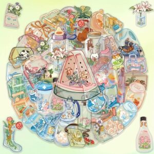 x5 Stickers al azar cute ilustrations