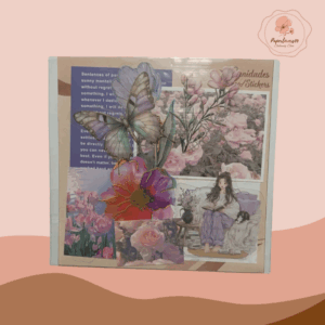 STICKERS PET PINK PURPLE/ 10 UNIDS