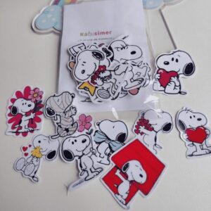 SET DE STICKER SNOOPY