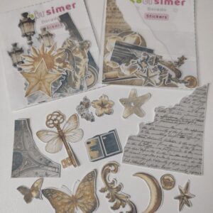 SET DE STICKERS Dorado