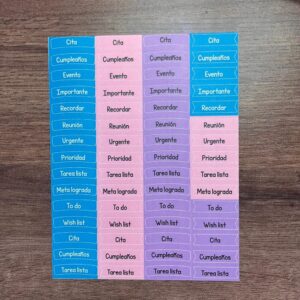 STICKERS PLANNER