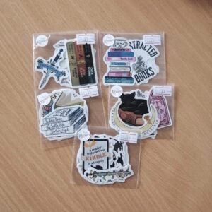 STICKERS LITERARIOS X5PCS AL AZAR